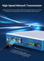 Mini PC Industrial de Fábrica RK3568 Quad Core de 64 bits, DDR4 de 32 GB, VGA HD, LAN Dual, COM, Computación IA, WiFi6, Placa Base Integrada con Linux