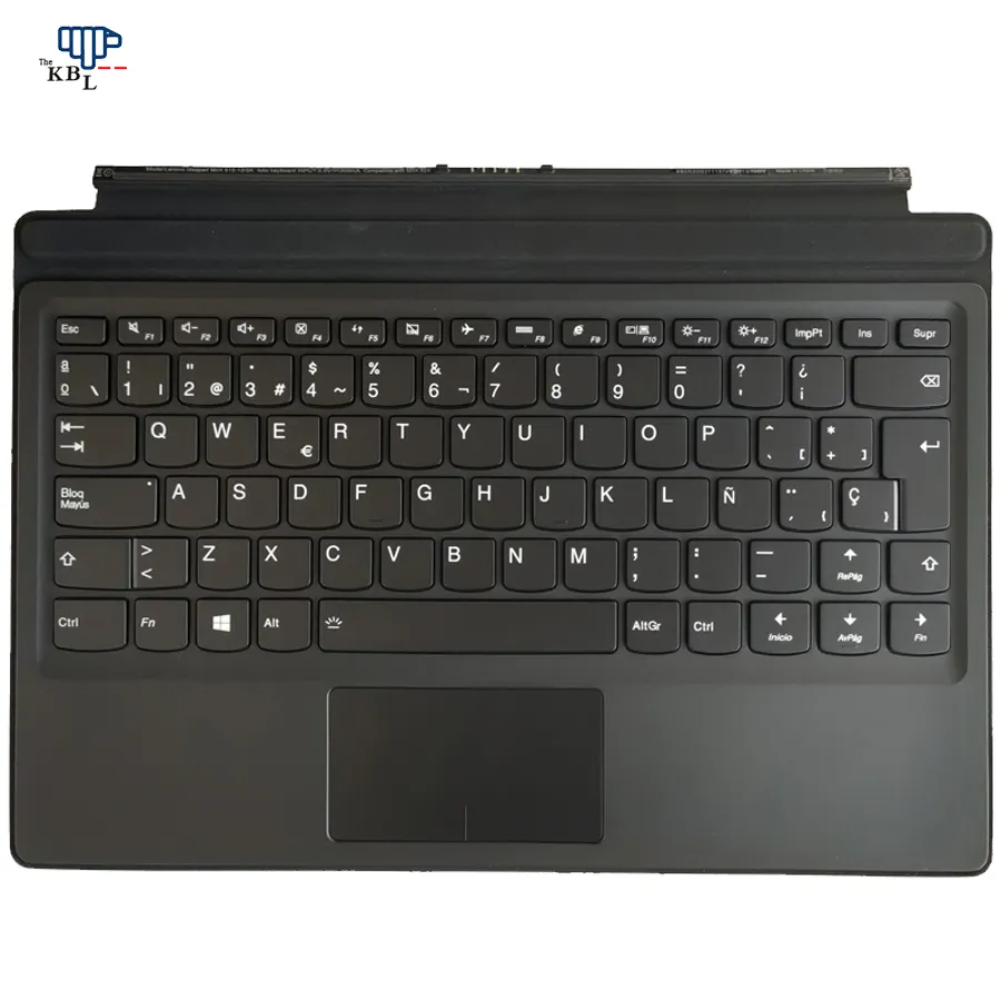 Original Spanish Language For Lenovo Ideapad MIIX 510-12ISK Backlit SP Folio Series Tablet Keyboard 5N20N21147803 35E5009