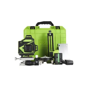 DZA green 360 degree cross line self leveling 12 lines 3D /16 lines 4D laser level
