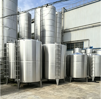 Tanques de Almacenamiento de Agua y Aceite de Acero Inoxidable de 100-20000L con Componentes Centrales de Recipiente a Presión y Sistema Expandible