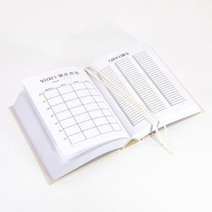 Boîte d'expédition en carton rigide écologique personnalisée et coffret journal de bien-être 365 jours avec couverture rigide, ensemble de papeterie de luxe, emballage cadeau - Product Image 3