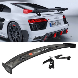 Dry Carbon Fiber Rear Trunk <b>Boot</b> Lip Wings Spoiler MP Sport Style Car Styling for Audi R8 2016-2022 - Product Image 2