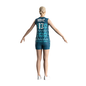 Individuell Bedruckte Sportbekleidung Schnelltrocknende Volleyball-Tanktops Ärmellose Damen-T-<span class=keywords><strong>Shirts</strong></span> US-Flaggen-Inspirierte Trikots - Product Image 4
