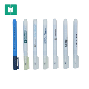 ปากกามาร์คเกอร์ผ่าตัดแบบลบได้สีม่วง หัวแปรงเฉียง 6 มม. แบบสองหัวเขียนได้ หมึกถาวรสำหรับเขียนบนกระดาษ - Product Image 1
