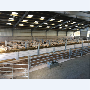 Stylo d'agneau de mouton durable de conception moderne Structure en acier préfabriquée Maison de chèvre Est-assemblé traditionnel pour l'Afrique du Sud - Product Image 2