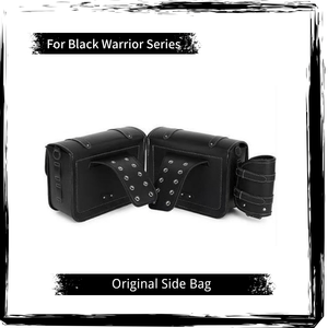 Sac de cadre de vélo électrique JYOP Black Warrior fabriqué en Chine, organisateur double face en cuir, étui vintage, sacoche bandoulière étanche pour cyclisme sur route et sports - Product Image 5