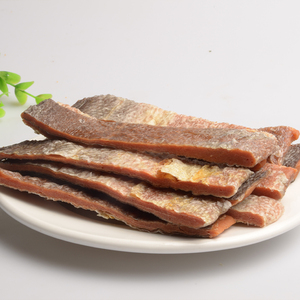 Directo de fábrica, piel de pescado seca al aire, tratamiento de dientes para perros ricos en aceite de pescado, bocadillo para perros, piel de pescado y carne de salmón - Product Image 5