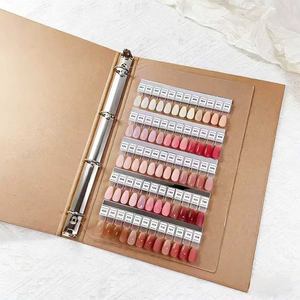 Nuancier magnétique unique en ligne pour nail art, présentoir en acrylique, comparatif de styles de design, livre de rangement pour nuancier - Product Image 6