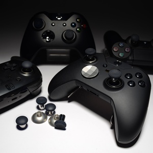 Thumb <span class=keywords><strong>Stick</strong></span> analógico de silicona extraíble para PS4, Mando de Metal, reemplazo de Thumbgrips, Thumbstick para <span class=keywords><strong>Xbox</strong></span> One Elite - Product Image 4