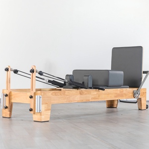 Gran oferta, máquina de reformador de Pilates de madera comercial, equipo profesional de Pilates de madera para estudio de Yoga - Product Image 1