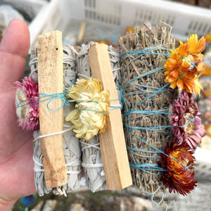 Белый шалфей с кристаллами шалфей пучок шалфей и Лавандовые палочки - Product Image 2