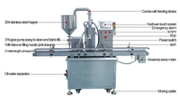 Machine de remplissage de petites bouteilles en stock usine, prête à l'emploi, pour petites entreprises, à buse unique, pour liquides, pâtes et sauces, 5ml - 2000ml, pompe à engrenages