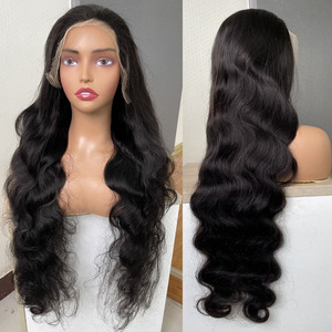 36 <span class=keywords><strong>inch</strong></span> cơ thể sóng tóc con người ren phía trước Tóc Giả lớp biểu bì phù hợp HD ren phía trước Tóc Giả Việt liệu tóc giả tóc cho phụ nữ da đen - Product Image 4