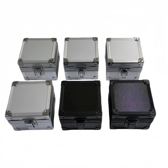Portable Small Aluminum Watch Box Elegant Jewelry Gift Case for Watches Mini Aluminum Case for Watches