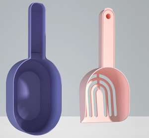 Un outil multifonctionnel, ergonomique et durable pour des soins sans effort et pratiques pour les animaux domestiques Pelle à litière en PP de haute qualité - Product Image 5