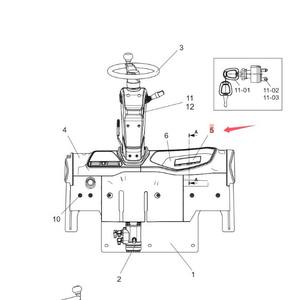 Montacargas Eléctrico Doosan Bobcat B30NS B35SNS, Pantalla Electrónica, Panel de Instrumentos, Interfaz Rs232 - Product Image 3