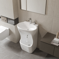 Bain de pieds au design moderne pour musulman Wudu Lavabo d'ablution facile à nettoyer pour la salle de bain Poli et prix d'usine