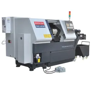 KD KDCK-25 cnc lathe slant turret station 12 barfeeder cnc lathe machine laser tornos cnc machine