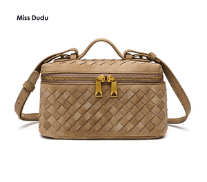 New Type Women Woven Bag Fashionable Trend Women's Handmade Bag Braided Bag Tote <b>Handbags</b> for Women Lady <b>Handbag</b> for winter - Product Image 2