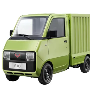 2023 express özel elektrikli araba Wuling E10 EV yeni elektrikli pikap kamyon yeni enerji araba teslim için kargo kutusu ile
