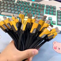 Cable de Datos Mecha 4 en 1 en Oferta para Huawei, Cable de Carga Rápida de 5A para Teléfono Móvil, Revestimiento de TPE, Micro-USB Tipo C