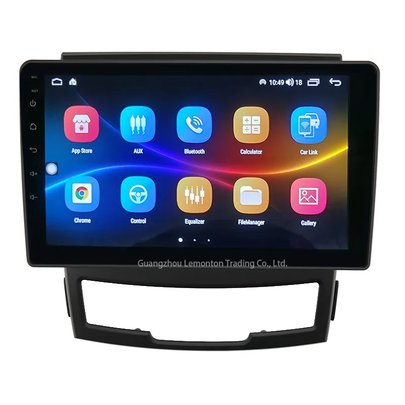 For SSANG YONG KORANDO 2010-2013 9inch other interior accessories car radio navigation frame car video DVD player fascia