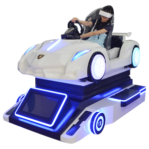 Simulador de Movimiento de Carreras de Autos de Realidad Virtual <span class=keywords><strong>Arena</strong></span>, Juegos de Arcade de Alto Octanaje para Interiores/Exteriores, Aeropuertos Temáticos, Fibra de Vidrio - Product Image 1