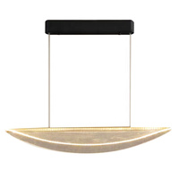 Lustre moderne de luxe à LED pour restaurant, salon, salle à manger, villa - Éclairage intérieur personnalisable pour salle à manger