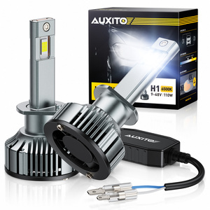 AUXITO X3 H1 Certification 6500K 9v 48v Headlight <b>Bulbs</b> <b>white</b> 5000lm 50W 1:1 Headlight LED <b>Bulbs</b> - Product Image 1