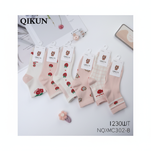 Calze di cotone per ragazze in 3 taglie prodotto specifico per bambini - Product Image 1