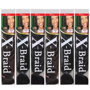 Estensioni per Capelli Sintetici Intrecciati con Texture Yaki da 165g, <span class=keywords><strong>Extension</strong></span> per Capelli all'Uncinetto, Estensioni Naturali per Capelli Afro per Donne di Colore - Product Image 1