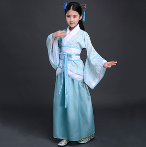 ชุดเต้นรำจีนแบบดั้งเดิมของเด็กชุดเต้นรำการแสดงบนเวทีชุดประจำชาติ - Product Image 2