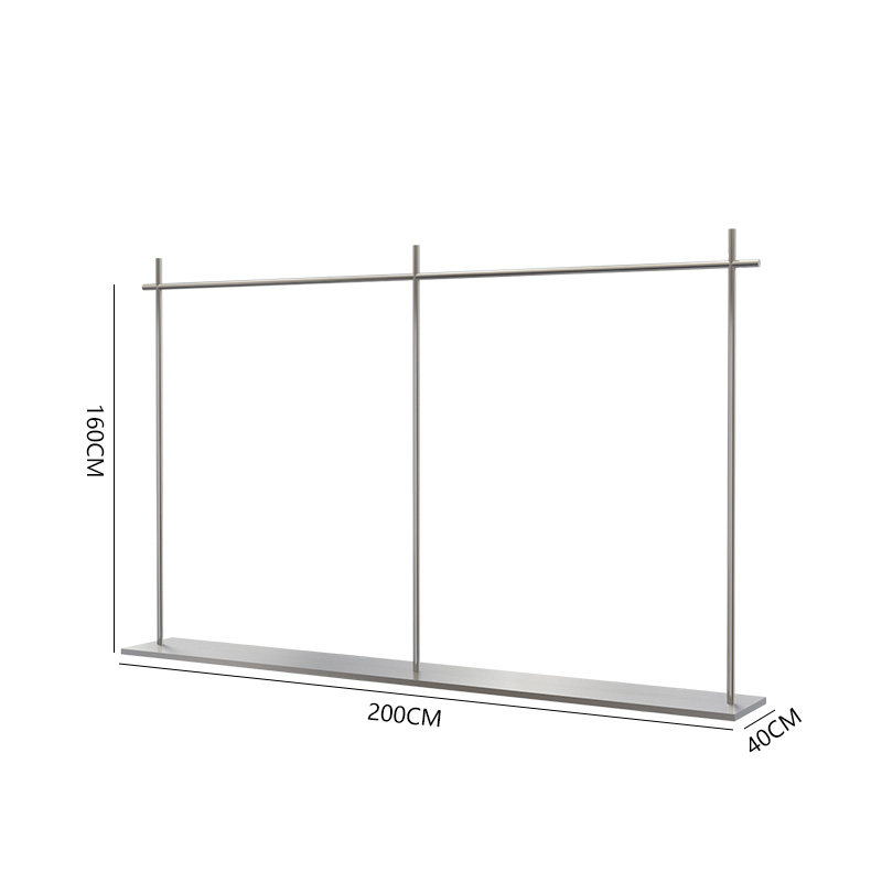 Cross-shaped star with board floor stand-200160 cm