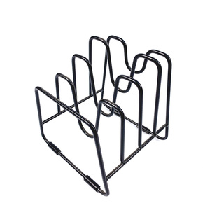 Cabinet Pantry Storage Cutting board Organizer Rack Kitchen Lid Organizer Pan Pot Lid Holder