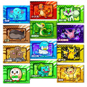 Accesorios de Arte de Cómics con Ilustraciones de Pokémon de Alta Calidad, Lindos Coleccionables de Acrílico Cristalino, Regalo de Navidad, Juego de Mesa - Product Image 6