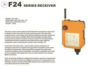 AC DC 12V F24-60 Промышленный Радио беспроводной двойной джойстик с дистанционным управлением