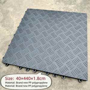 Dalles de sol en plastique PP de 1,8 cm pour lave-auto en libre-service, personnalisables, en nouveau matériau, à emboîtement modulaire - Product Image 2