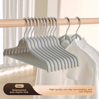 Robuster, leichter Aluminium-Kleiderhaken; Luxuriöses Kunststoff-Design, rutschfest, spurlos; für Bekleidungsgeschäfte, Kleiderschränke, Studenten, zum Trocknen