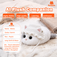 Jouet pour enfant, chat robot intelligent, animal électronique avec interaction vocale, réponse tactile, contrôle par application