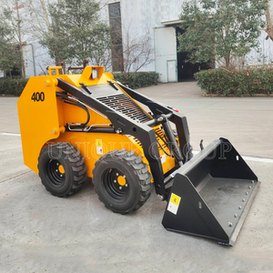 Cheap Price WT400 <strong>Mini</strong> Skid Steer Loader diesel <strong>Mini</strong> Skidsteer Attachments Loaders <strong>800kg</strong> Small Wheel Loader