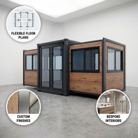 Cabane modulaire préfabriquée pour la couture et l'artisanat en extérieur, idéale pour les loisirs de couture et les studios à domicile