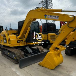 Mini Excavadora PC70 al Mejor Precio, Maquinaria Japonesa de Movimiento de Tierras de 7 Toneladas, Motor Japonés, 1 Año de Garantía, 95% Nueva, Precio Bajo - Product Image 4