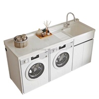 Espace personnalisé aluminium balcon salle de bain armoire sèche-linge combinaison lavage piscine bassin salle de bain vanité combo