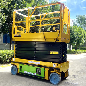 Asli dipasang Cherry pemetik gunting hidrolik Hoist 4m-18m digunakan Boom Mobile mengangkat gunting Platform untuk perawatan - Product Image 3