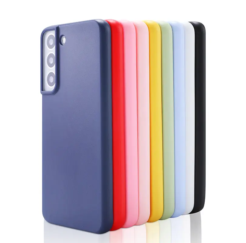 Free Sample Soft TPU Blank Mobile Covers for iPhone 13 12 11 Light Weight Phone Cases Candy Color Matte Back Casings