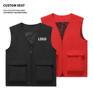 <span class=keywords><strong>Chaleco</strong></span> de <span class=keywords><strong>Pesca</strong></span> Impermeable con Logotipo Personalizado de Alta Calidad, Unisex, Corte Holgado, Ropa Exterior con Múltiples Bolsillos para Hombres y Mujeres - Product Image 1