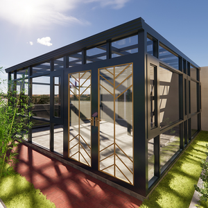 <span class=keywords><strong>Solarium</strong></span> moderno de fábrica profesional, sala de jardín de invierno con <span class=keywords><strong>terraza</strong></span> de aluminio independiente, casa de cristal de 4 estaciones - Product Image 6