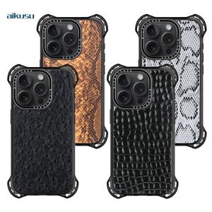 Étui de téléphone en cuir noir pour homme, de luxe, antichoc, pour iPhone 15 13 Pro Max, pour Huawei Mate 60 Pro - Product Image 6