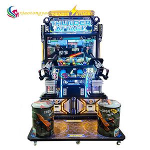 Coin Operated 55-inch Display 2-Player Kids Shooting Video Game <b>Machine</b> Metal Acrylic Construction for <b>Amusement</b> Parks for 6+ - Product Image 3