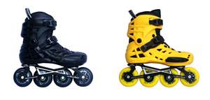 Commercio all'ingrosso 4 ruote Fitness Freestyle Slalom Freeride <span class=keywords><strong>pattini</strong></span> Hard-shell nero professionale <span class=keywords><strong>pattini</strong></span> <span class=keywords><strong>a</strong></span> <span class=keywords><strong>rotelle</strong></span> in linea - Product Image 2